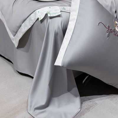 Lichte zomerdek set van 4 stukken lakens luxe beddengoed set met koude voordeel 2,5-3 kg