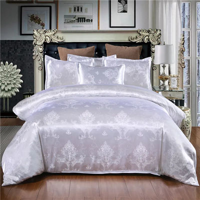 200TC Brocade Jacquard Satin Stof 3-Piece Set voor 1.8m Bed Dekbed Beddekbedden Deken