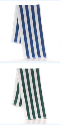 Verbeter uw bad ervaring met onze dik gestreepte katoenen badhanddoek OEM geaccepteerd