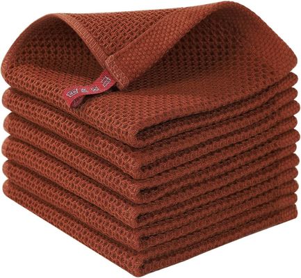 Aanvaardbaar OEM Pure Cotton Honeycomb Kitchen Square Towel Set voor grensoverschrijdende levering