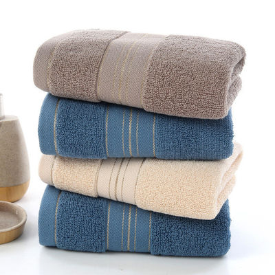 Gouden wasbare huishoudelijke handdoek van 100% katoen voor snel drogen en absorberen