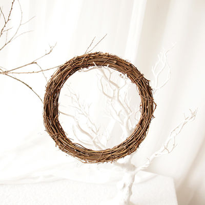 Feestelijke venster en deur hangende Rattan Ring Artifi voor 35cm Natuurlijke Grapevine Kransen