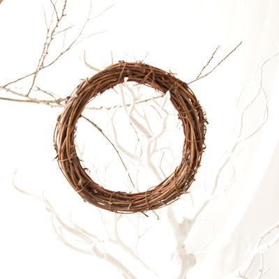 Feestelijke venster en deur hangende Rattan Ring Artifi voor 35cm Natuurlijke Grapevine Kransen