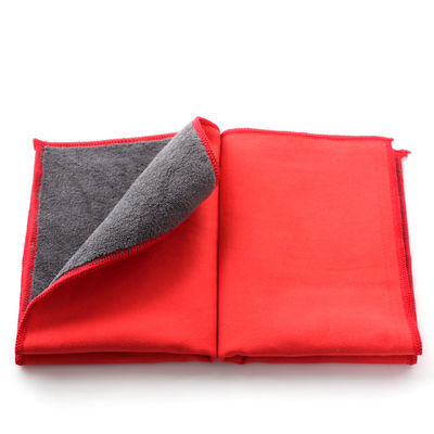 Dikke Coral Velvet Microfiber Glas Wipe Schramloze Handdoek Gebreide Auto Washanddoek