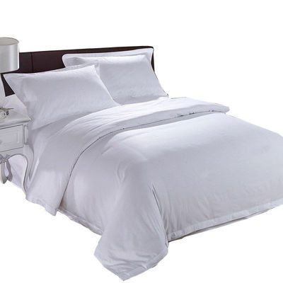 4 stuks 60s 300tc 100% katoen wit satine beddengoed set voor luxe 5-sterren resort hotel