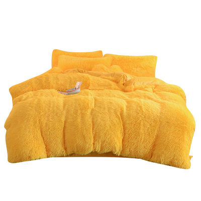 Ervaar ultieme comfort met aangepast logo Mink fluweel vierdelige dekbed