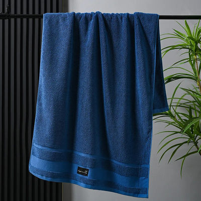 Hotel handdoek set luxe geborduurde dik gestreepte patroon Jacquard baddoek set voor hotel