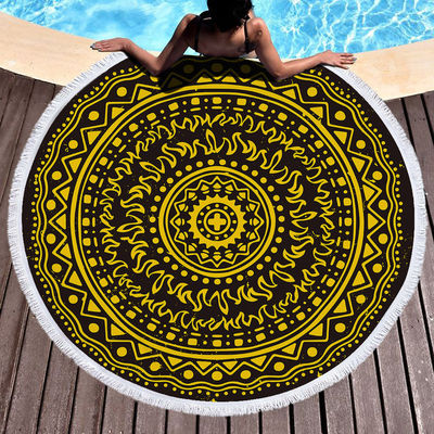 Hoog absorptievermogen Geweven strandhanddoek Ideaal voor thuis Hotel Sport Reis en cadeau