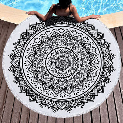 Hoog absorptievermogen Geweven strandhanddoek Ideaal voor thuis Hotel Sport Reis en cadeau