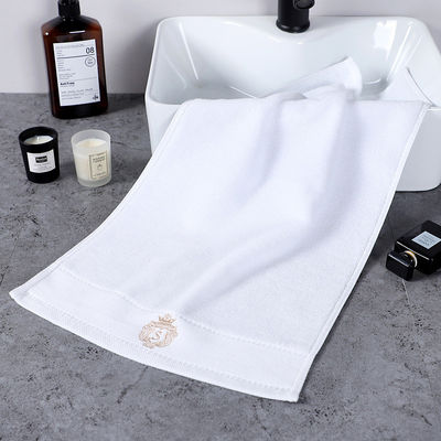 Dik katoenen gestreepte patroon Luxe Hotel handdoek set met geborduurd logo en OEM logo