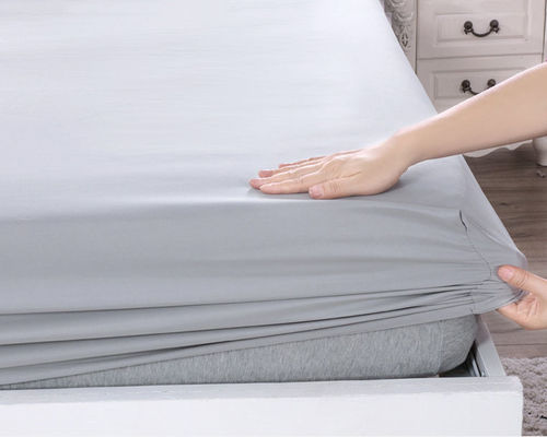 Super King Size Solid Microfiber beddengoed Set met geweven stof en OEM service