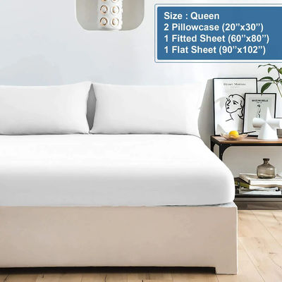Duurzaam zacht bedset 1800TC Solid Egyptisch katoen bedden set
