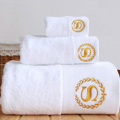 Five Star Hotel Bad Towel Set met maat in SOLID COLOR 16S Katoenen handdoek