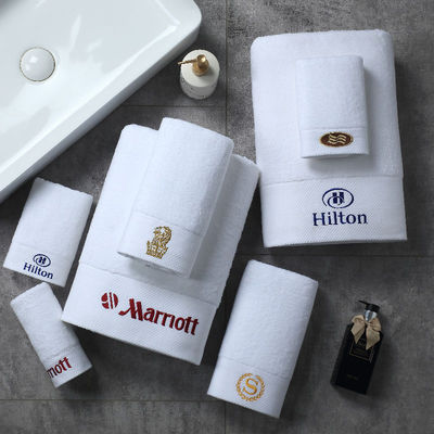 Five Star Hotel Bad Towel Set met maat in SOLID COLOR 16S Katoenen handdoek
