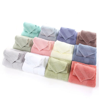 70*140cm katoenen handdoek voor hotel huis strand 3pcs lange stapel absorberende baddoeken