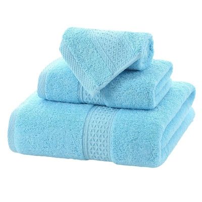 70*140cm katoenen handdoek voor hotel huis strand 3pcs lange stapel absorberende baddoeken