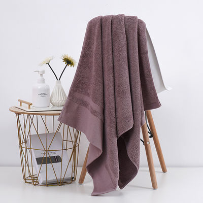 Hoogwaardige rechthoekige 16S lange stapel katoenen badhanddoek voor badkamers en spa's van hotels