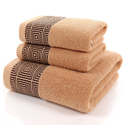 Verdikte absorberende 3pcs/1set Handdoeken voor thuis Hotel cadeau Duurzaam 100% katoenen stof
