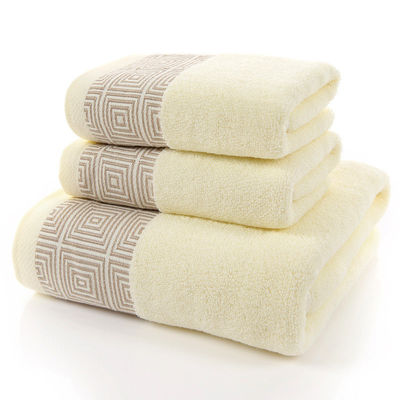 Verdikte absorberende 3pcs/1set Handdoeken voor thuis Hotel cadeau Duurzaam 100% katoenen stof