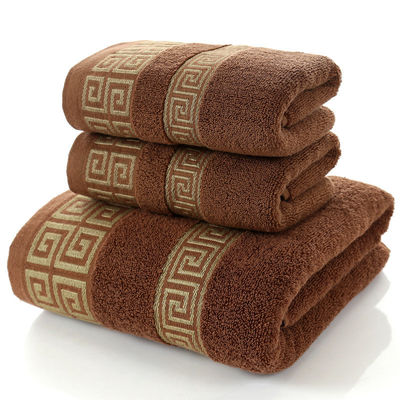 Verdikte absorberende 3pcs/1set Handdoeken voor thuis Hotel cadeau Duurzaam 100% katoenen stof