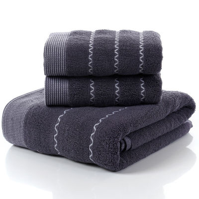Verdikte absorberende 3pcs/1set Handdoeken voor thuis Hotel cadeau Duurzaam 100% katoenen stof