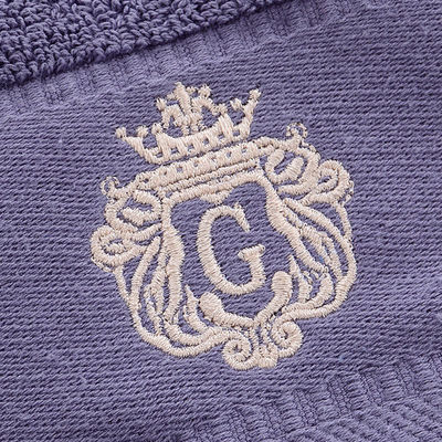 Custom logo borduurwerk wit katoenen handdoeken puur katoen zacht absorberend handdoek voor hotel