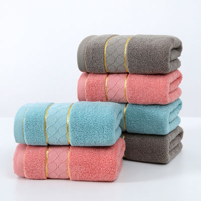 Zachte en absorberende 600gm Egyptisch katoen luxe plain wit gezicht handdoek voor hotel bad