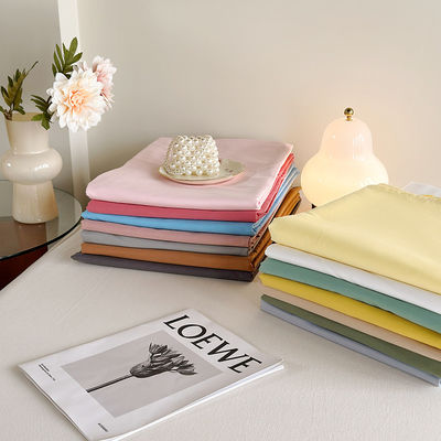 Gepersonaliseerd puur katoen 60S 200TC beddengoed solide kleur 133*72 bedden set voor huis hotel