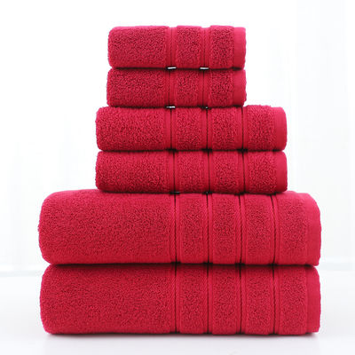 Extra grote katoenen handdoek voor Hotel Home Spa 6 stukken per set zacht en luxe voordeel