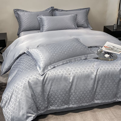 Luxe gepersonaliseerde Jacquard beddengoed sets collecties 4pcs kussenset dekbed sets