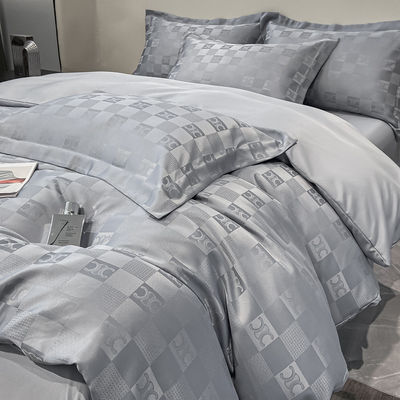 Luxe gepersonaliseerde Jacquard beddengoed sets collecties 4pcs kussenset dekbed sets