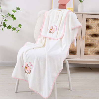 Home Melody Baby Bad Towel Set Coral Velvet Niet-vergieten Absorberend Geschenk Bruiloft Souvenir