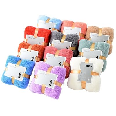 Coral Velvet Handdoek Set 35*75cm Hypoallergeen en Absorberend Perfect Souvenir Teruggave
