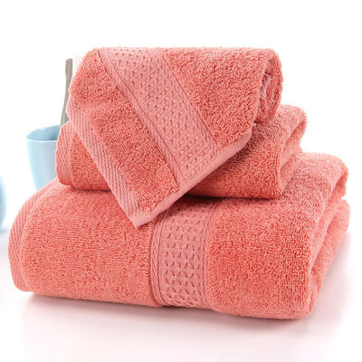 100% katoenen handdoek set perfect voor sport hotel 3-stuk geschenkdoos 35 * 75cm en 70 * 140cm