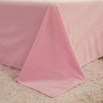 Stofdichtheid 173 * 118 Kleurrijk Vierstuk Mink Crystal Milk Rabbit Velvet Bedden Set