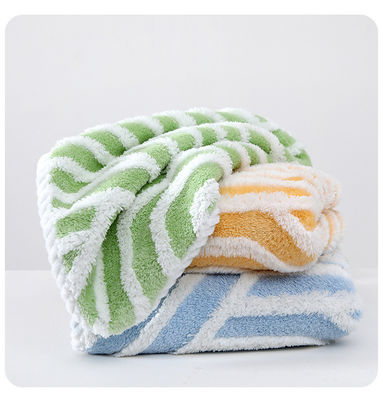 Verdichte weefsel Duurzaam Jacquard Koraal Vlies Dishcloth Microfiber Reiniging Rag