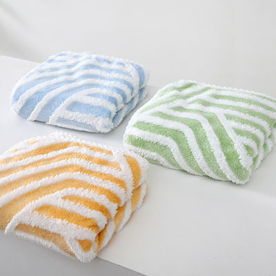 Verdichte weefsel Duurzaam Jacquard Koraal Vlies Dishcloth Microfiber Reiniging Rag