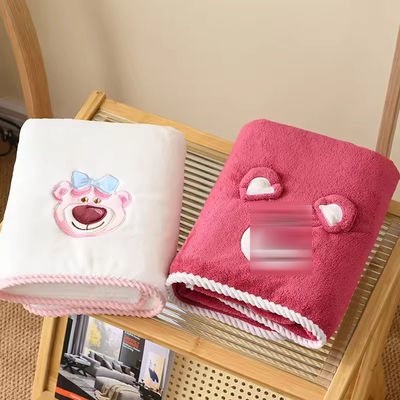 Polyester/kotton 2pcs verdikte badhanddoek voor strand set handdoek trouwcadeautjes