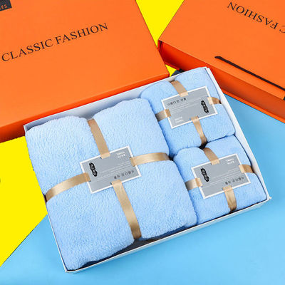 Netzak en cadeau doos inclusief Microfiber Adult Handdoek Set Baddoek 70*140cm voor SPA