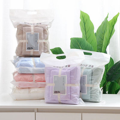 Coral Fleece koelende Turkse handdoek Set 5 sterren kleurrijke Zero Twist Gift Set Badhanddoek
