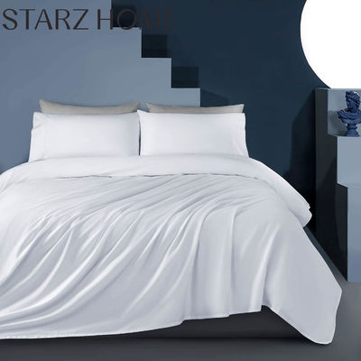 Comforter Set 100% Tencel Plain 4PCS Bed Sheet Sets voor een luxe beddengoed ervaring