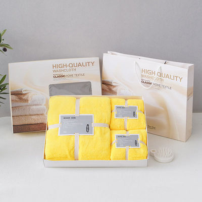 Custom Groene Microfiber Handdoek Set High Density 2-Piece Coral Velvet 70*140cm 35*75cm