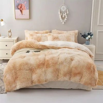 Blauwe stropdas, kleurstof, glijdend, chagrijnig, warme mink, fluwelen dekbed voor de winter 500TC cadeautjes