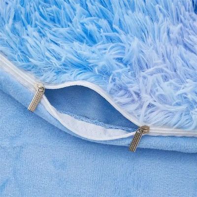 Blauwe stropdas, kleurstof, glijdend, chagrijnig, warme mink, fluwelen dekbed voor de winter 500TC cadeautjes