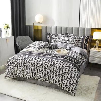 100% polyestervezel luxe kerstcadeau 4 stukken dekbedbed voor volwassenen