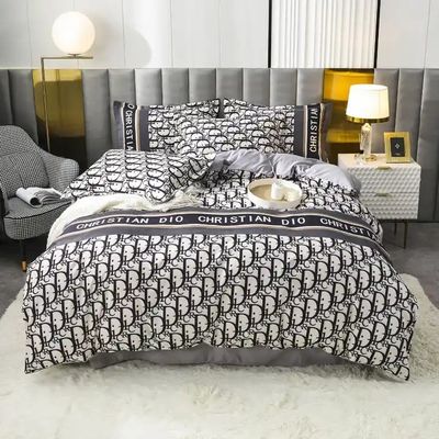 100% polyestervezel luxe kerstcadeau 4 stukken dekbedbed voor volwassenen