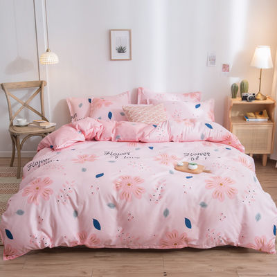 Reactief drukken Luxe 4pcs beddengoed Set voor aangepaste Single Double Queen King Size