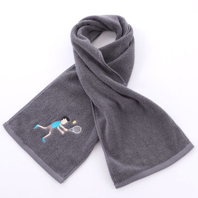 Pure katoenen sporthanddoek voor alle leeftijden Plain weefsel Zweet-Wicking en water-absorberend