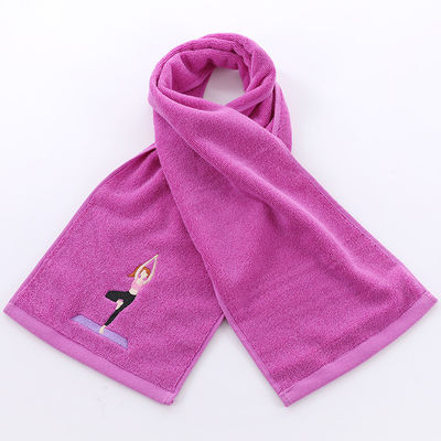 Pure katoenen sporthanddoek voor alle leeftijden Plain weefsel Zweet-Wicking en water-absorberend