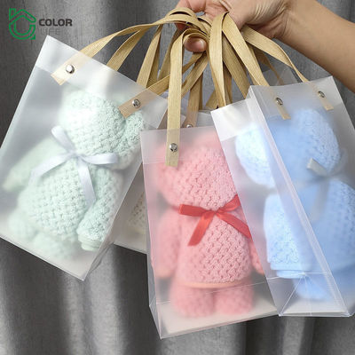 Beste cadeautje Private Label schattig beer douche Microfiber zachte cadeau sets Gezichtshanddoeken 35*75cm